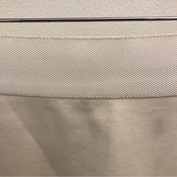 Rebecca Taylor Fit and Flare Skirt 0 white cotton silk - Picture 3 of 8